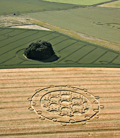 The Ridgeway, Wiltshire crop circle, aerial photo 19
