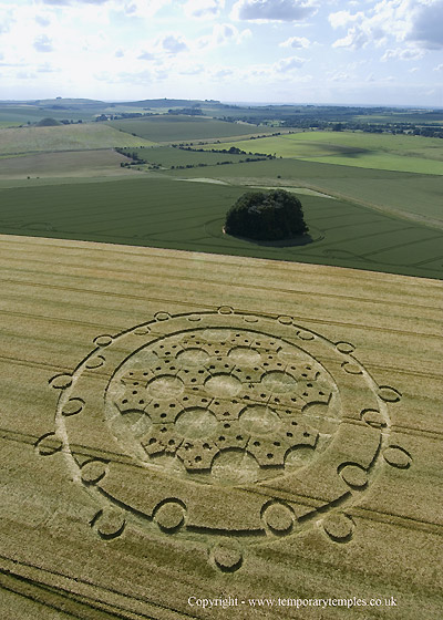 The Ridgeway, Wiltshire crop circle, aerial photo 17