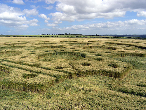 The Ridgeway, Wiltshire crop circle, aerial photo 7