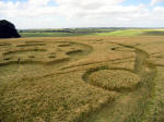 The Ridgeway, Wiltshire crop circle, aerial photo 11