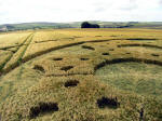 The Ridgeway, Wiltshire crop circle, aerial photo 8