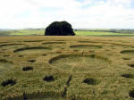 The Ridgeway, Wiltshire crop circle, aerial photo 9