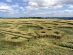The Ridgeway, Wiltshire crop circle, aerial photo 10