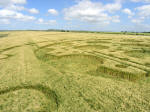 The Ridgeway, Wiltshire crop circle, aerial photo 14