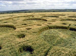 The Ridgeway, Wiltshire crop circle, aerial photo 16