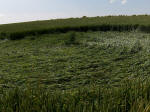 The Sanctuary, Wiltshire crop circle, aerial photo 38