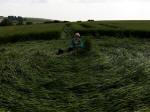 The Sanctuary, Wiltshire crop circle, aerial photo 41
