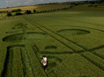 The Sanctuary, Wiltshire crop circle, aerial photo 34