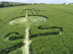 The Sanctuary, Wiltshire crop circle, aerial photo 8