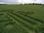 The Sanctuary, Wiltshire crop circle, aerial photo 7