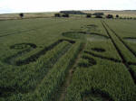 The Sanctuary, Wiltshire crop circle, aerial photo 11
