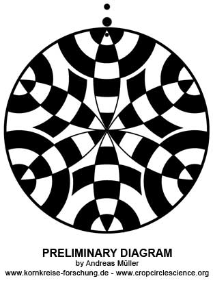 The Sanctuary (2), Wiltshire crop circle, aerial photo 10