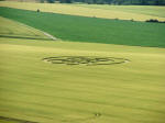 South Field, Wiltshire crop circle, aerial photo 89