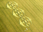 South Field, Wiltshire crop circle, aerial photo 86