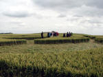 South Field, Wiltshire crop circle, aerial photo 90