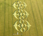 South Field, Wiltshire crop circle, aerial photo 87