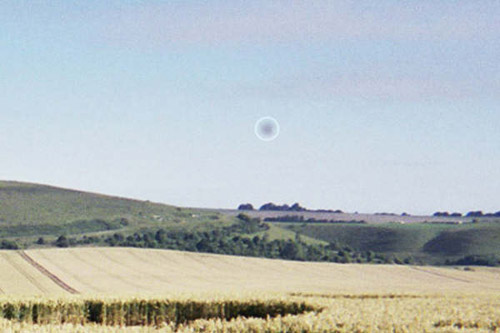 South Field, Wiltshire crop circle, aerial photo 93