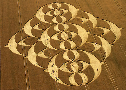 South Field, Wiltshire crop circle, aerial photo 21