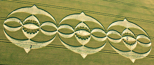 South Field, Wiltshire crop circle, aerial photo 28