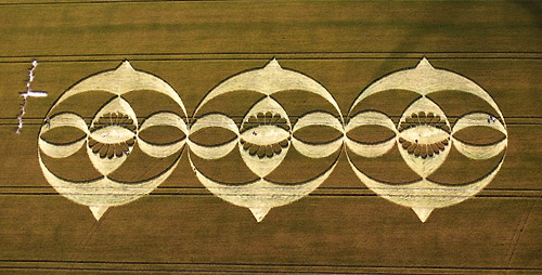 South Field, Wiltshire crop circle, aerial photo 30