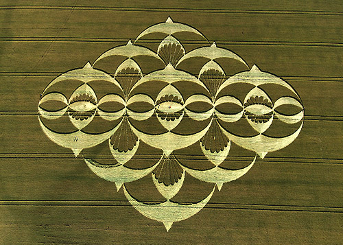 South Field, Wiltshire crop circle, aerial photo 15