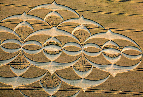 South Field, Wiltshire crop circle, aerial photo 26