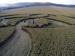 South Field, Wiltshire crop circle, aerial photo 8