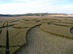 South Field, Wiltshire crop circle, aerial photo 13