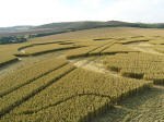 South Field, Wiltshire crop circle, aerial photo 12