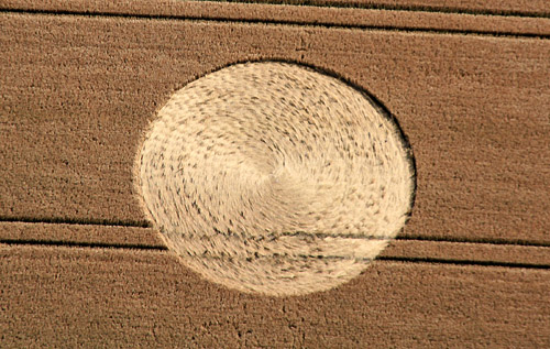 Honey Street (2), Wiltshire crop circle, aerial photo 4