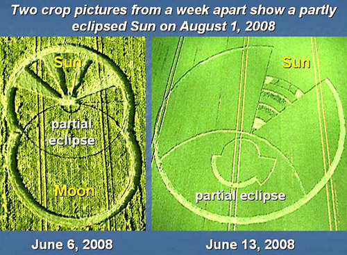 Uffington, Oxfordshire crop circle, aerial photo 2