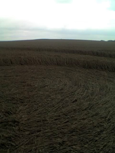 Rooksgrove Farm, Hampshire crop circle, aerial photo 4