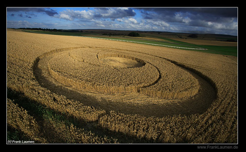 Beckhampton, Wiltshire crop circle, aerial photo 55