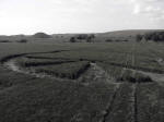 West Kennett, Wiltshire crop circle, aerial photo 7