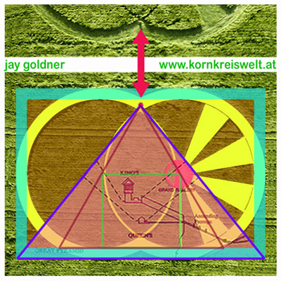 West Kennett, Wiltshire crop circle, aerial photo 21