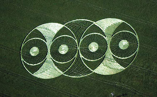 Hillside Farm, Wiltshire crop circle, aerial photo 15