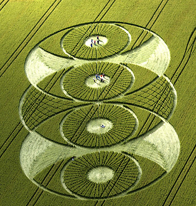 Hillside Farm, Wiltshire crop circle, aerial photo 10
