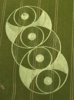 Hillside Farm, Wiltshire crop circle, aerial photo 52