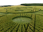 Hillside Farm, Wiltshire crop circle, aerial photo 56