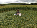 Hillside Farm, Wiltshire crop circle, aerial photo 70