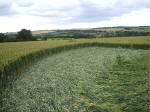 Hillside Farm, Wiltshire crop circle, aerial photo 24