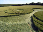 Hillside Farm, Wiltshire crop circle, aerial photo 8