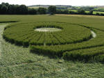 Hillside Farm, Wiltshire crop circle, aerial photo 4