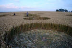Avebury Manor, Wiltshire crop circle, aerial photo 39