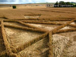 Yatesbury, Wiltshire crop circle, aerial photo 6