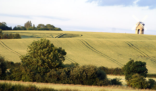 Chesterton Windmill, Warwickshire crop circle, aerial photo 10