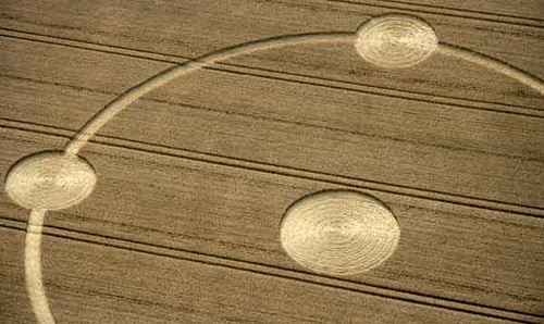 Hackpen, Wiltshire crop circle, aerial photo 3