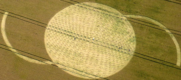 East Field, Wiltshire crop circle, aerial photo 11