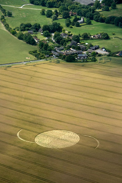 East Field, Wiltshire crop circle, aerial photo 6
