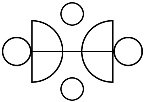 Knights in the Bottom, Dorset crop circle, diagram 4